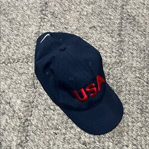 Nike Navy Cap with Red USA Embroidery